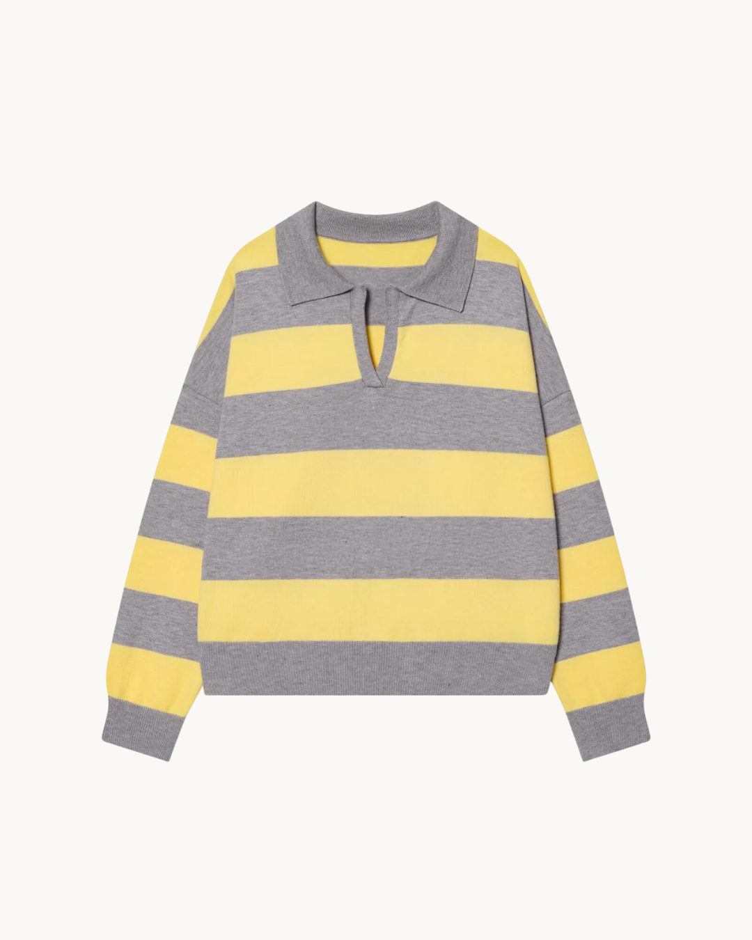 CASUAL GESTREEPTE POLO TRUI