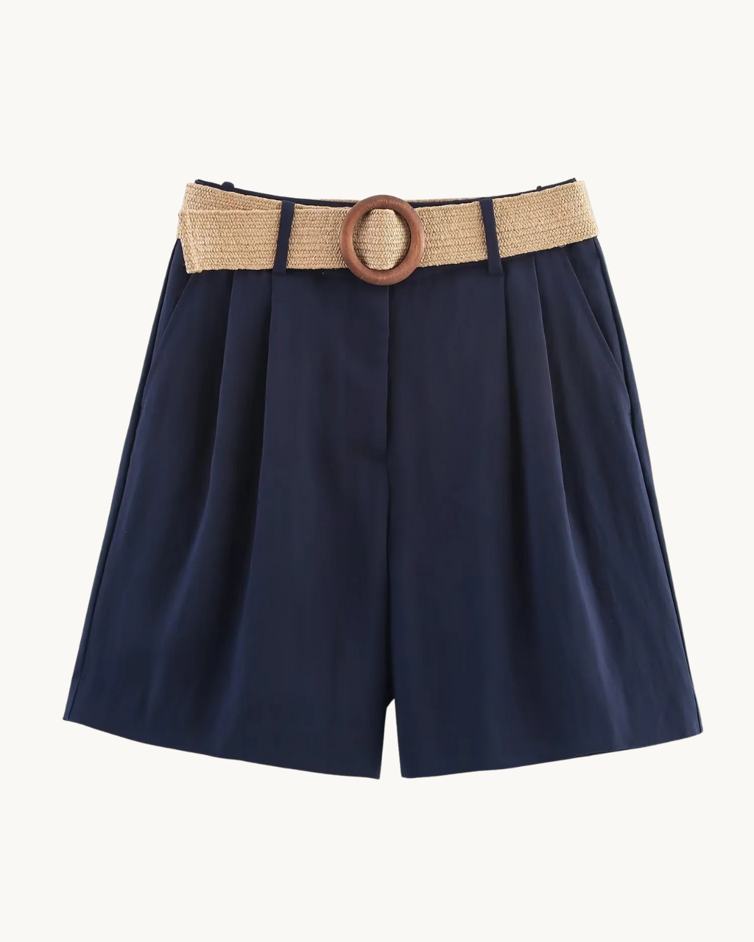ELEGANTE SHORT MET GEWEVEN RIEM