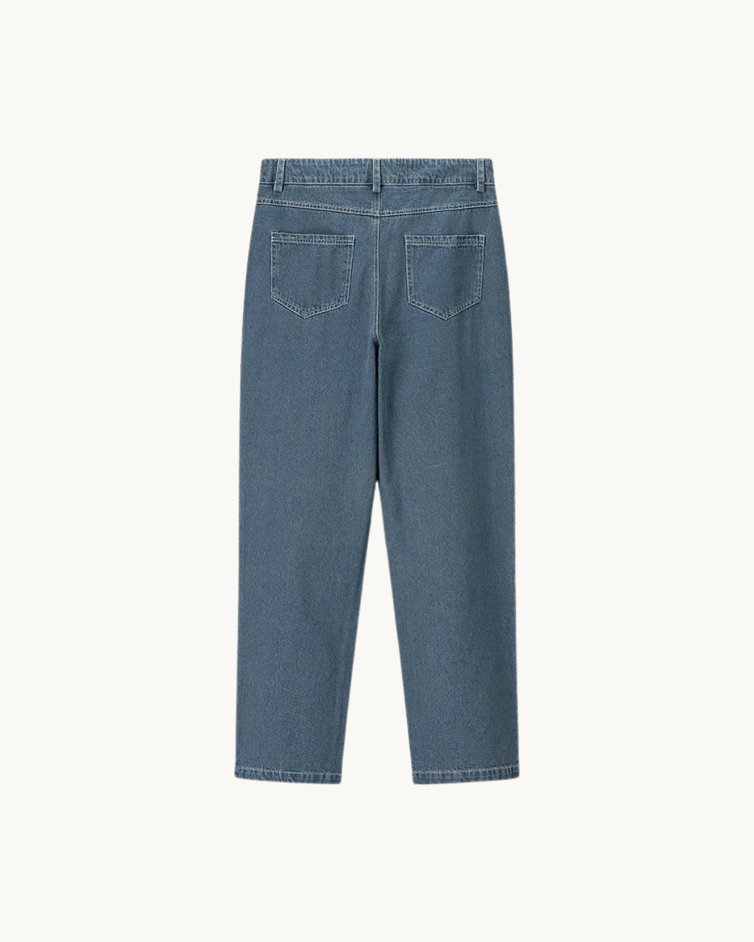 LUXE JEANS MET STRASS - BLAUW