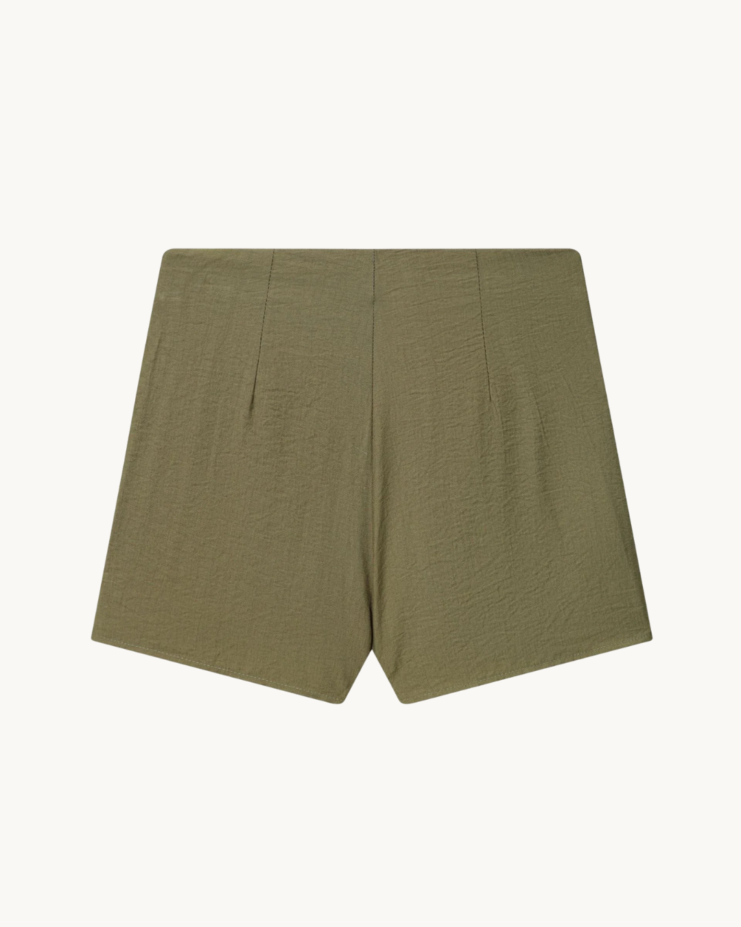 CHIQUE SHORT MET PRINT EN GESP - GROEN