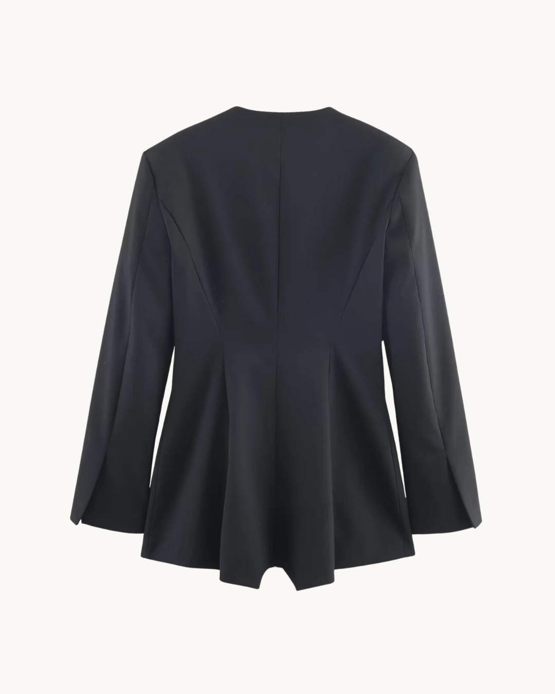 ELEGANTE BLAZER JUMPSUIT - ZWART