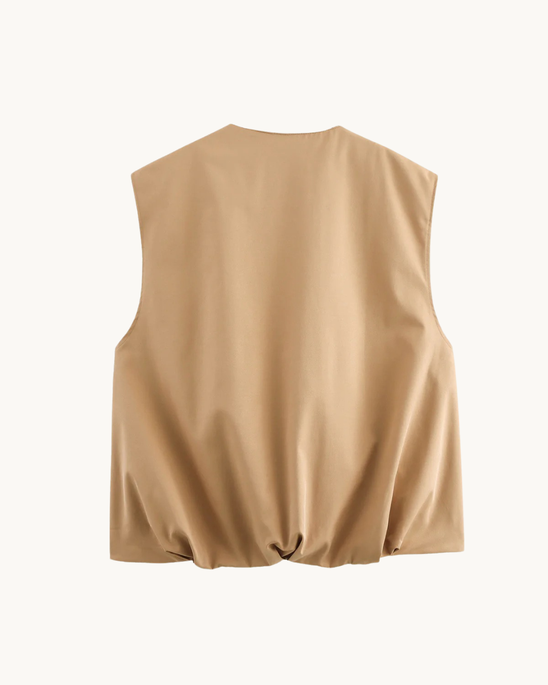 ELEGANTE BODYWARMER MET ELASTIEK