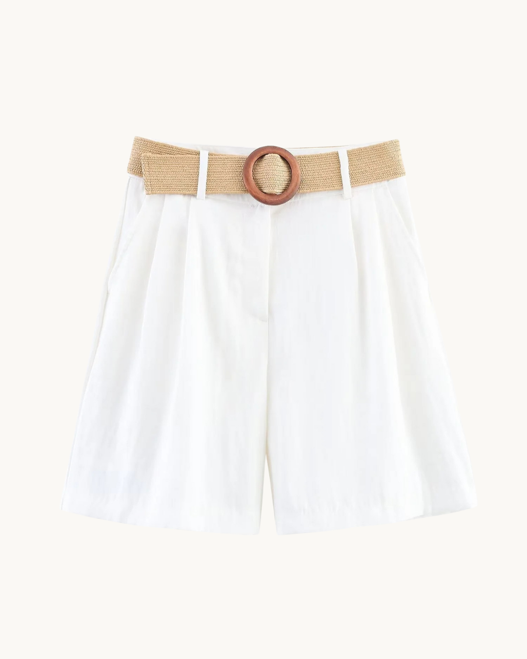 ELEGANTE SHORT MET GEWEVEN RIEM