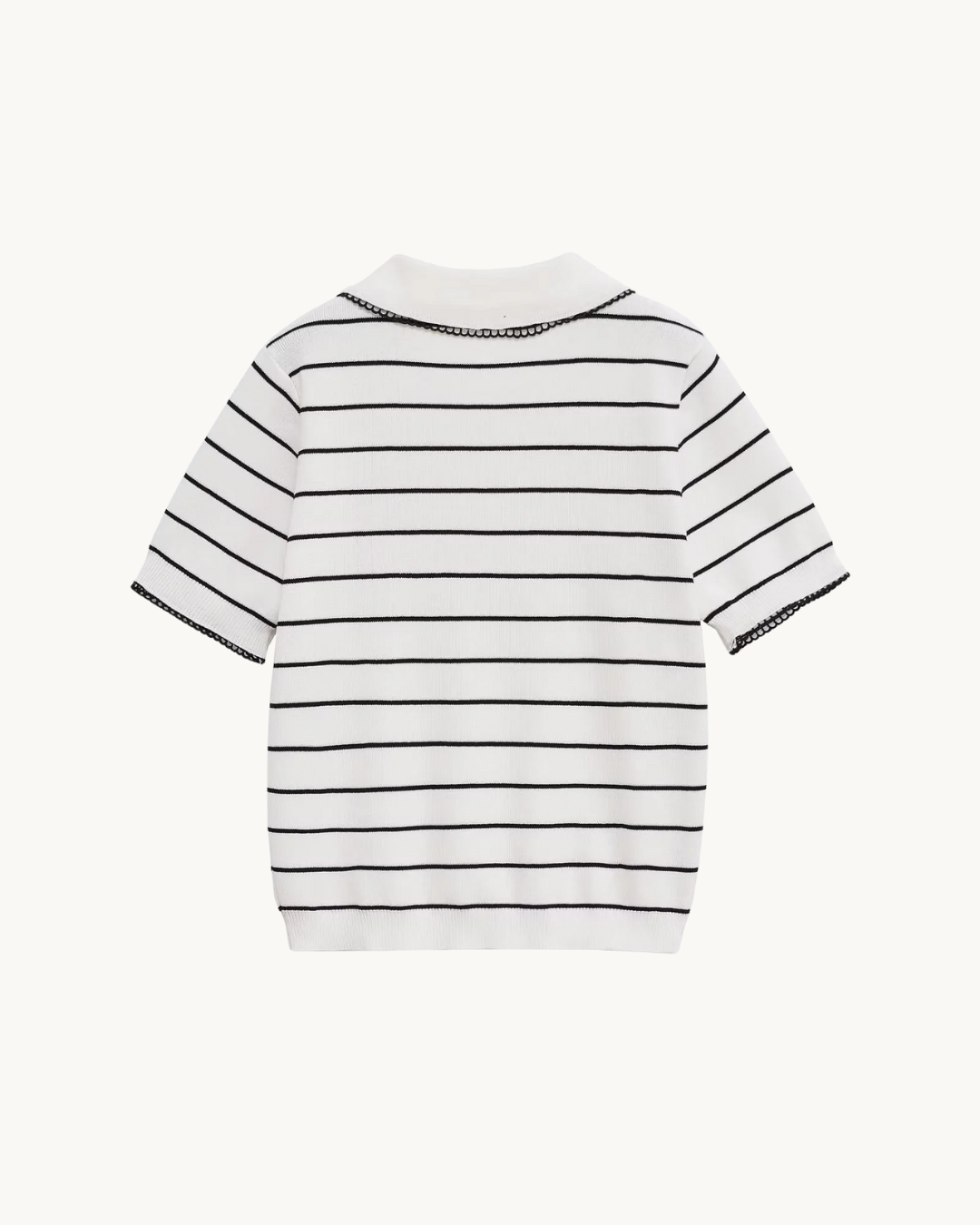 PREPPY TOP MET KRAAG