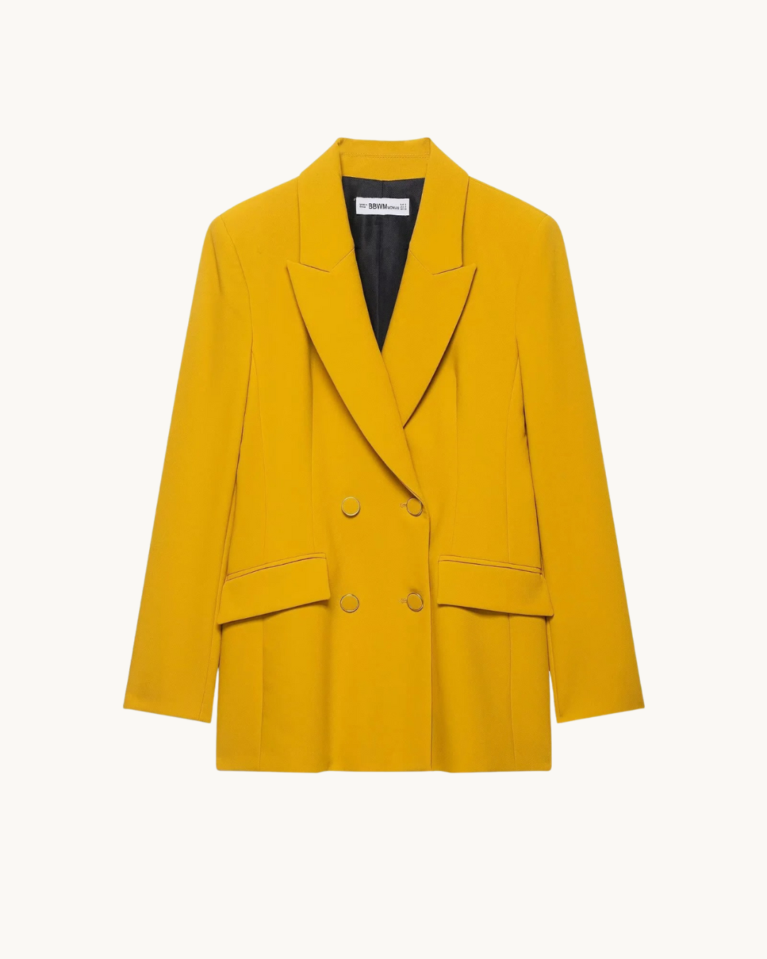 CHIQUE BLAZER SET - GEEL