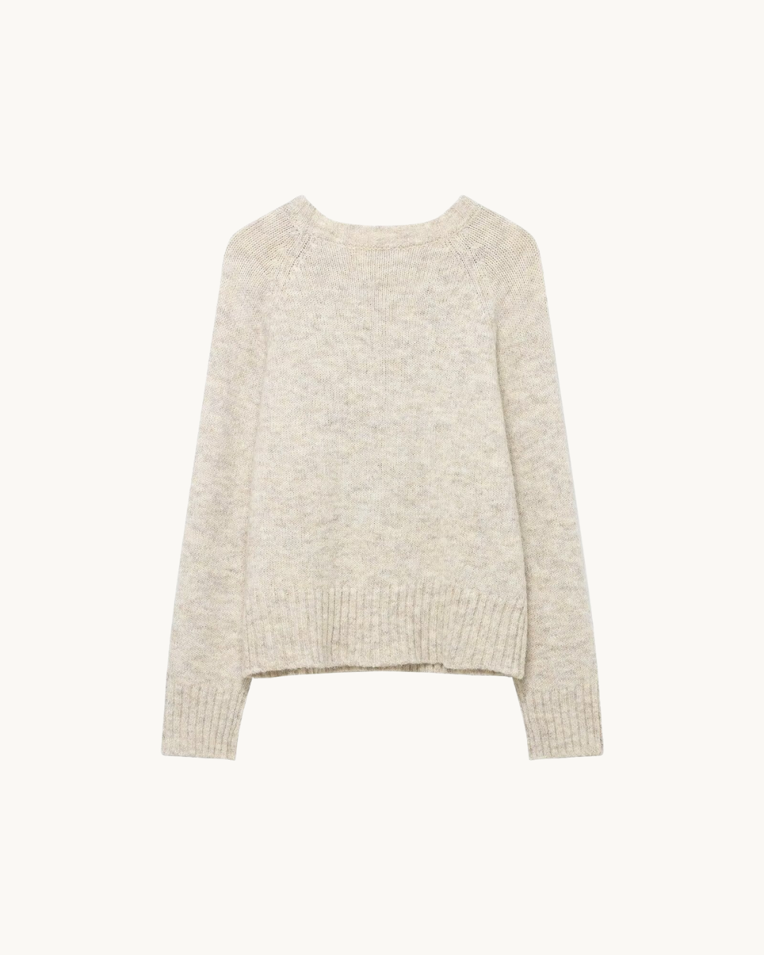 GEBREIDE PRINT SWEATER