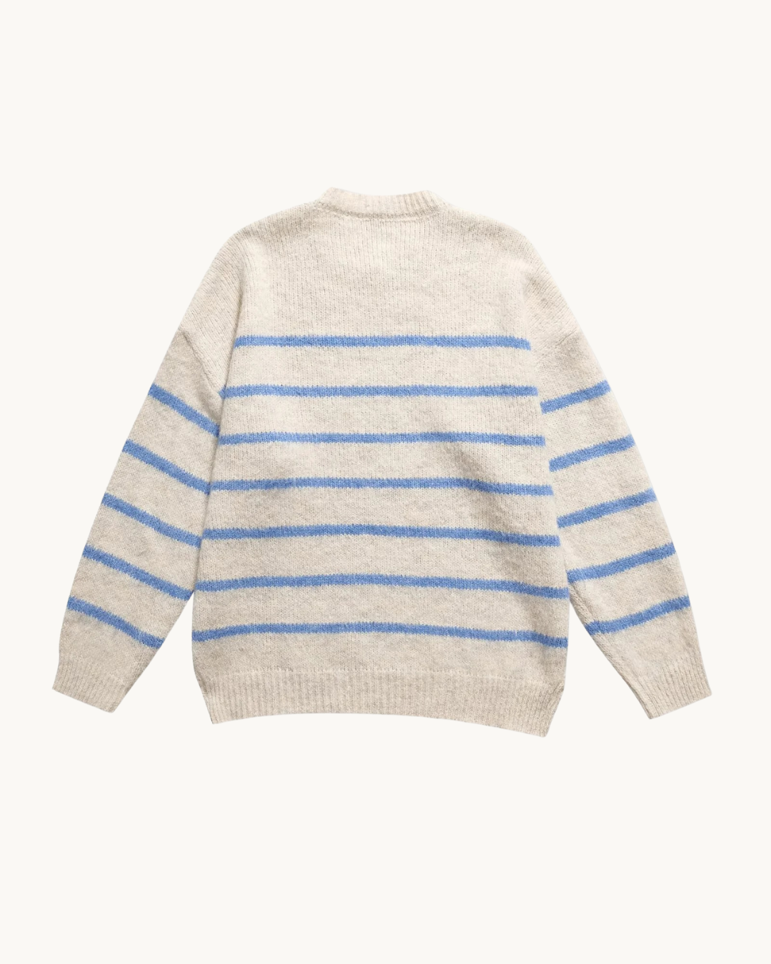 KLASSIEKE GEBRIEDE SWEATER