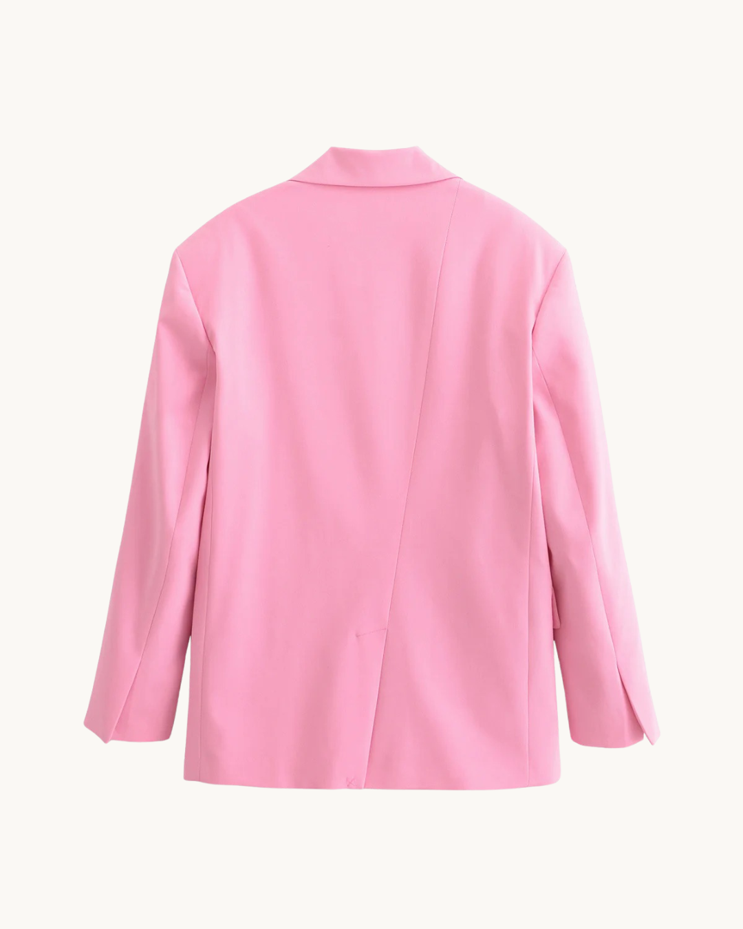 ELEGANTE BLAZER MET KOORDDETAIL - ROZE