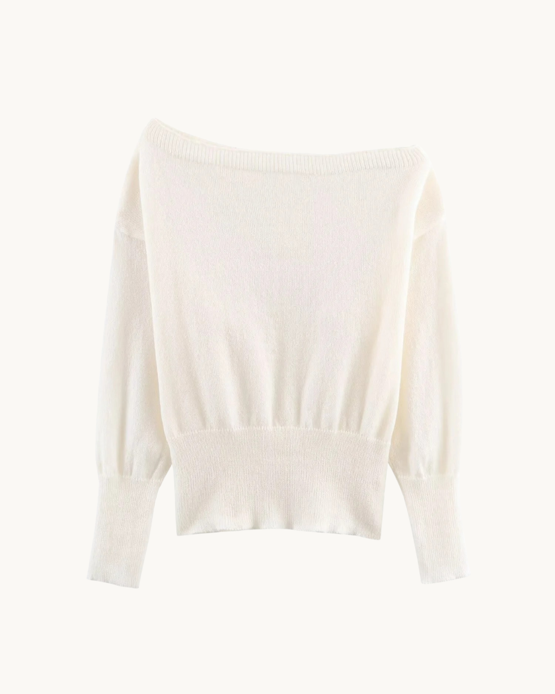 ELEGANTE ONE SHOULDER SWEATER