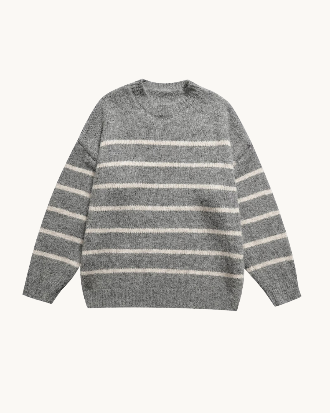 KLASSIEKE GEBRIEDE SWEATER