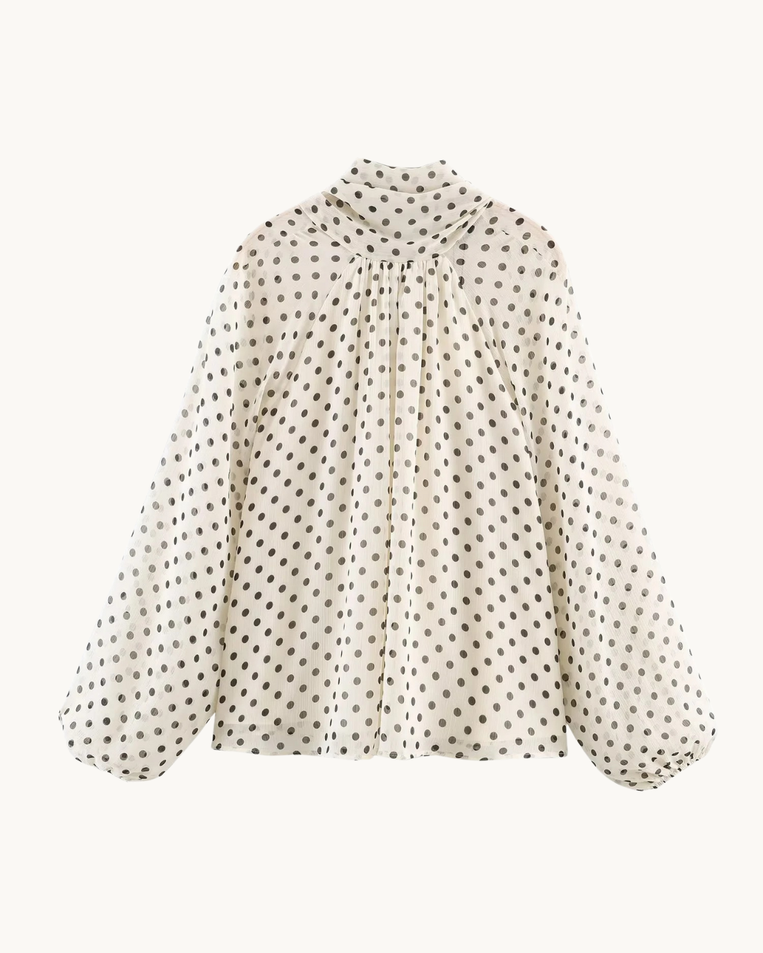 ELEGANTE BLOUSE MET PUNT PRINT