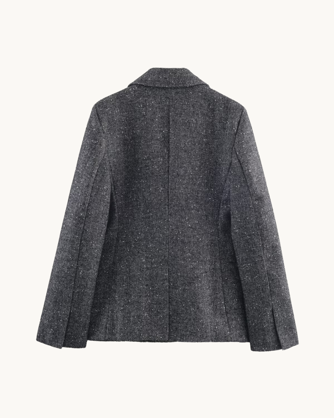 CHIQUE TWEED BLAZER SET - GRIJS