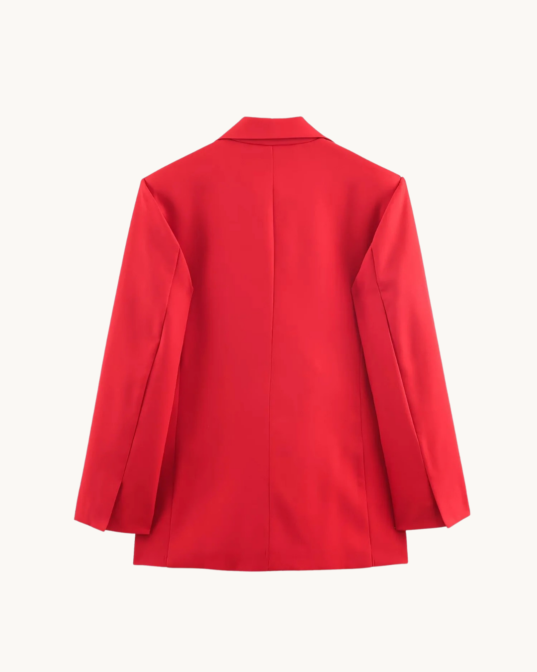 KLASSIEKE BLAZER ROK SET - ROOD