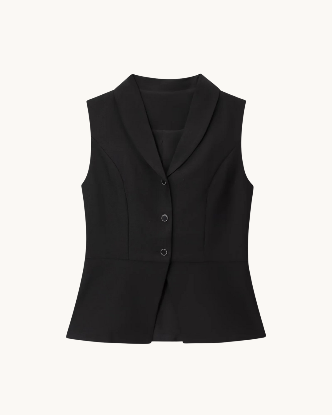 ELEGANTE GILET MET KNOPEN