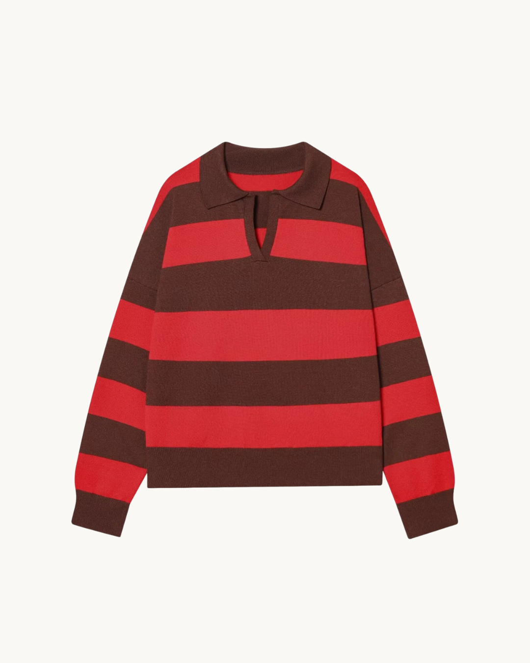 CASUAL GESTREEPTE POLO TRUI