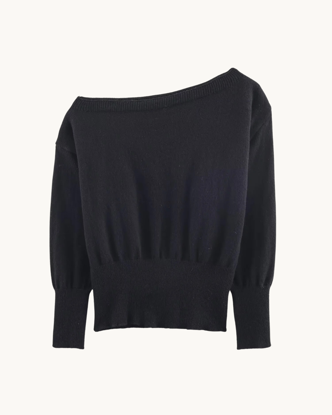 ELEGANTE ONE SHOULDER SWEATER