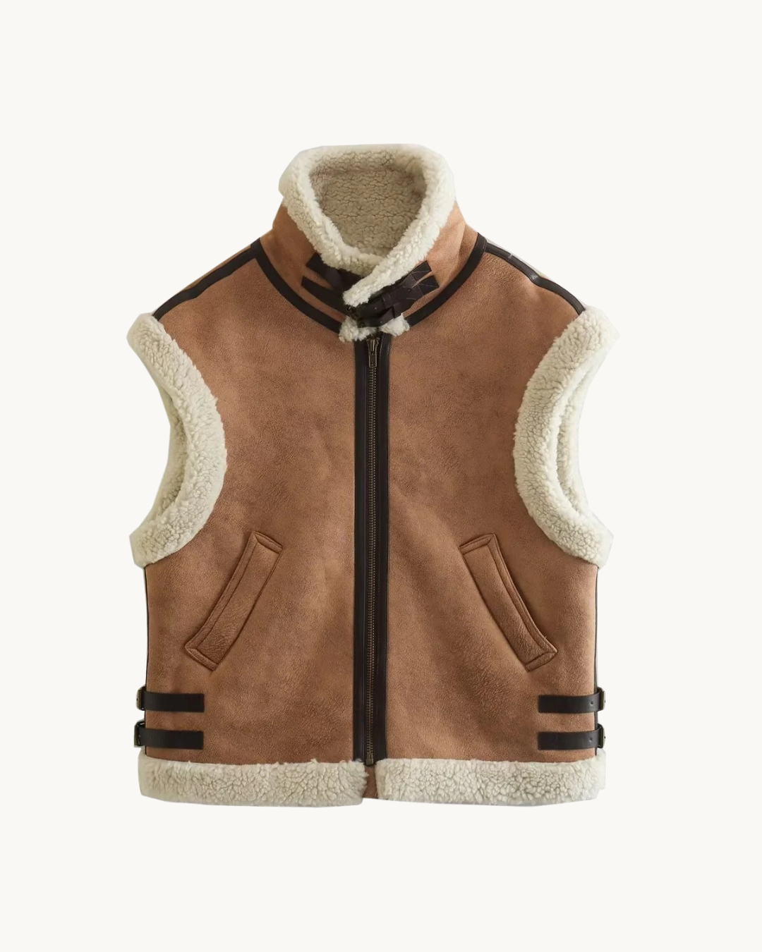 RETRO SUEDE BODYWARMER