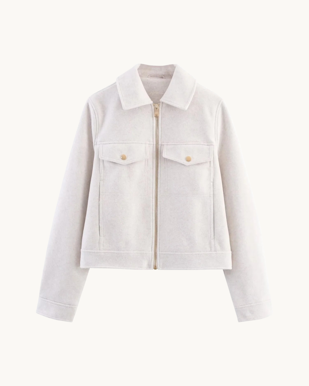 CASUAL BOUCLE JAS MET KRAAG