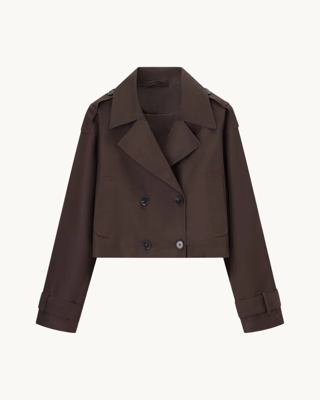 ELEGANTE KORTE TRENCH