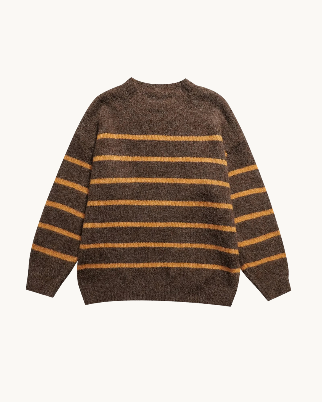 KLASSIEKE GEBRIEDE SWEATER