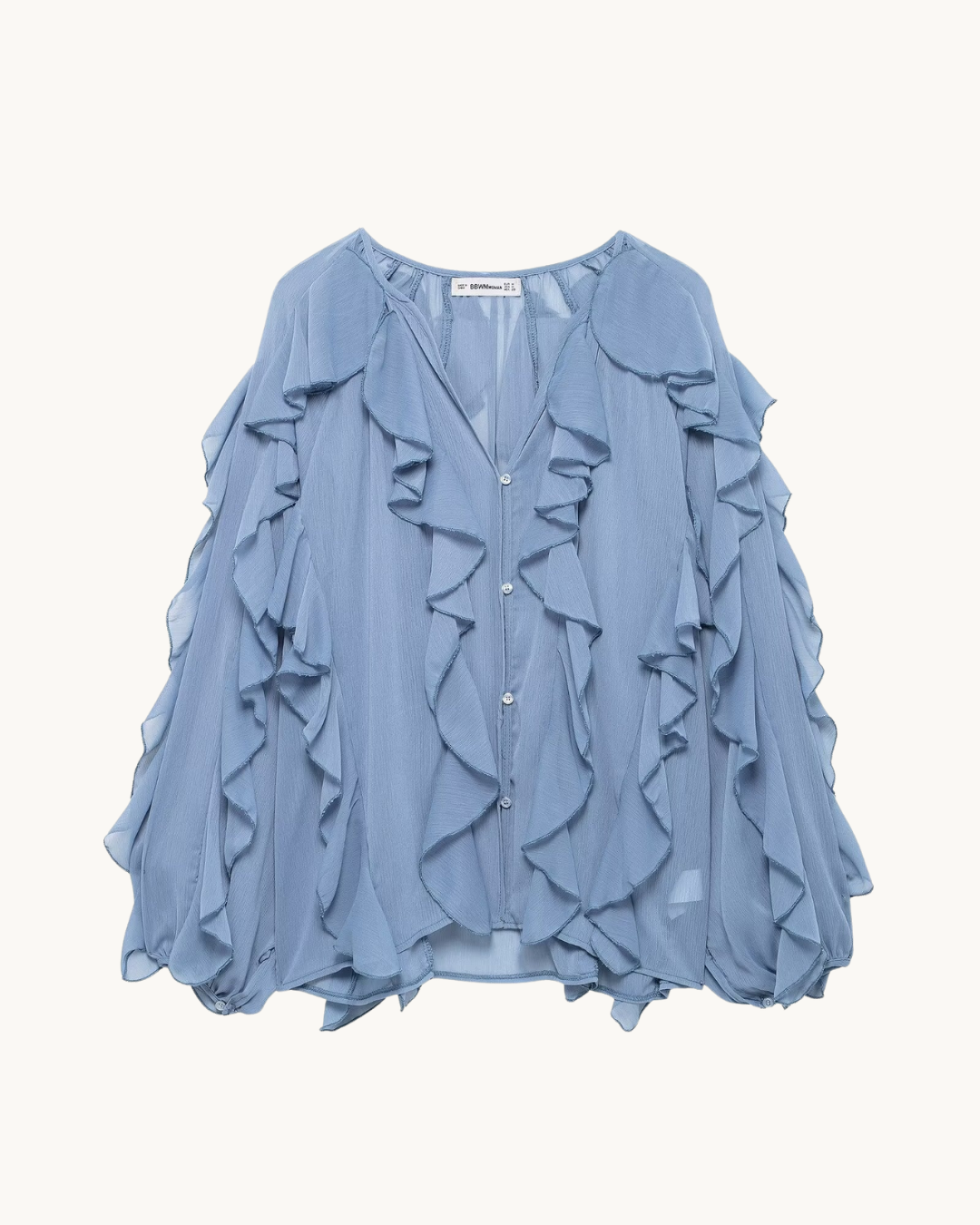 LUXE RUFFLE BLOUSE