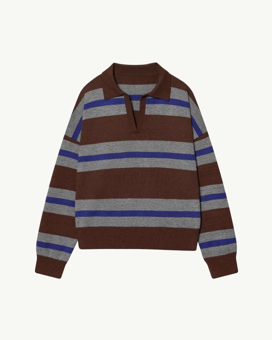 CASUAL GESTREEPTE POLO TRUI