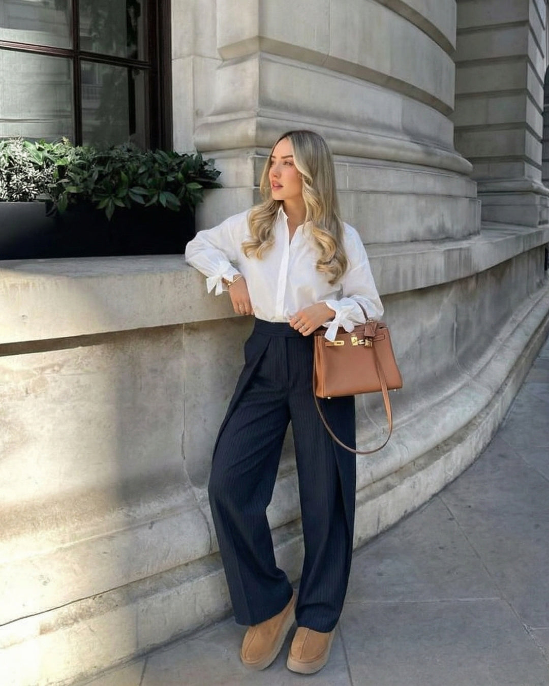 CHIQUE WIDE LEG PANTALON