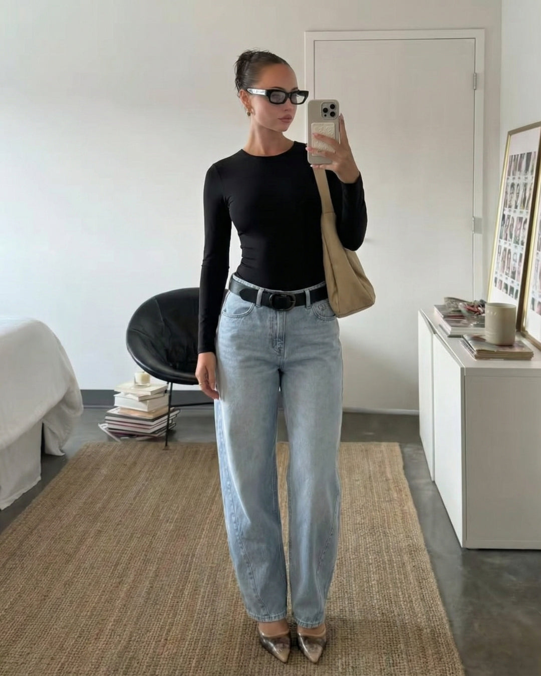 ELEGANTE BODY MET LANGE MOUW