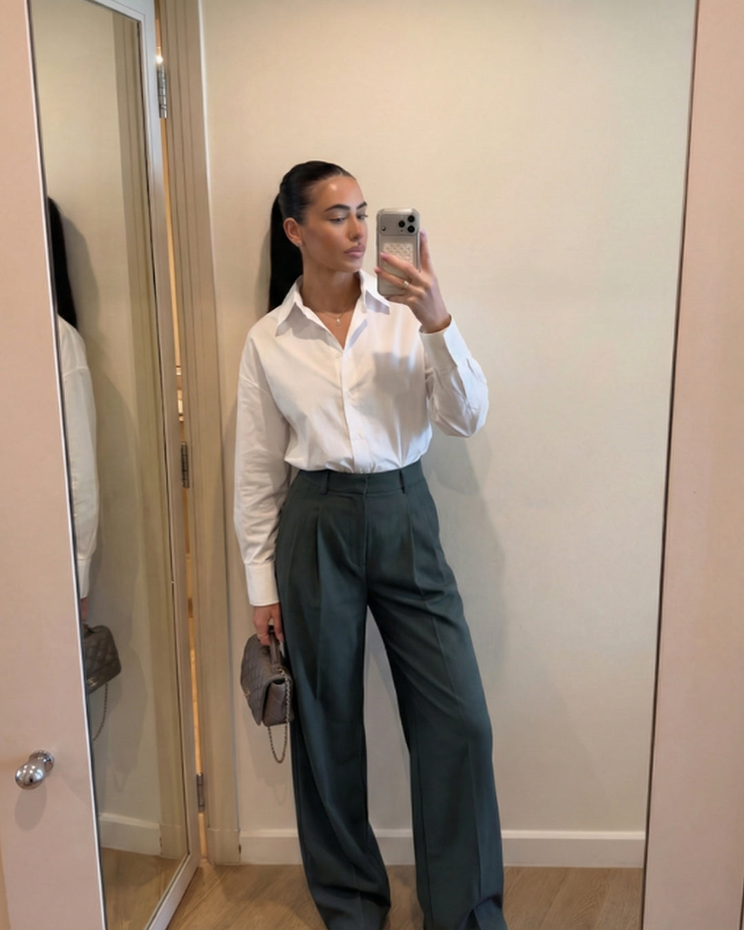 ELEGANTE CULOTTE MET PLOOIEN