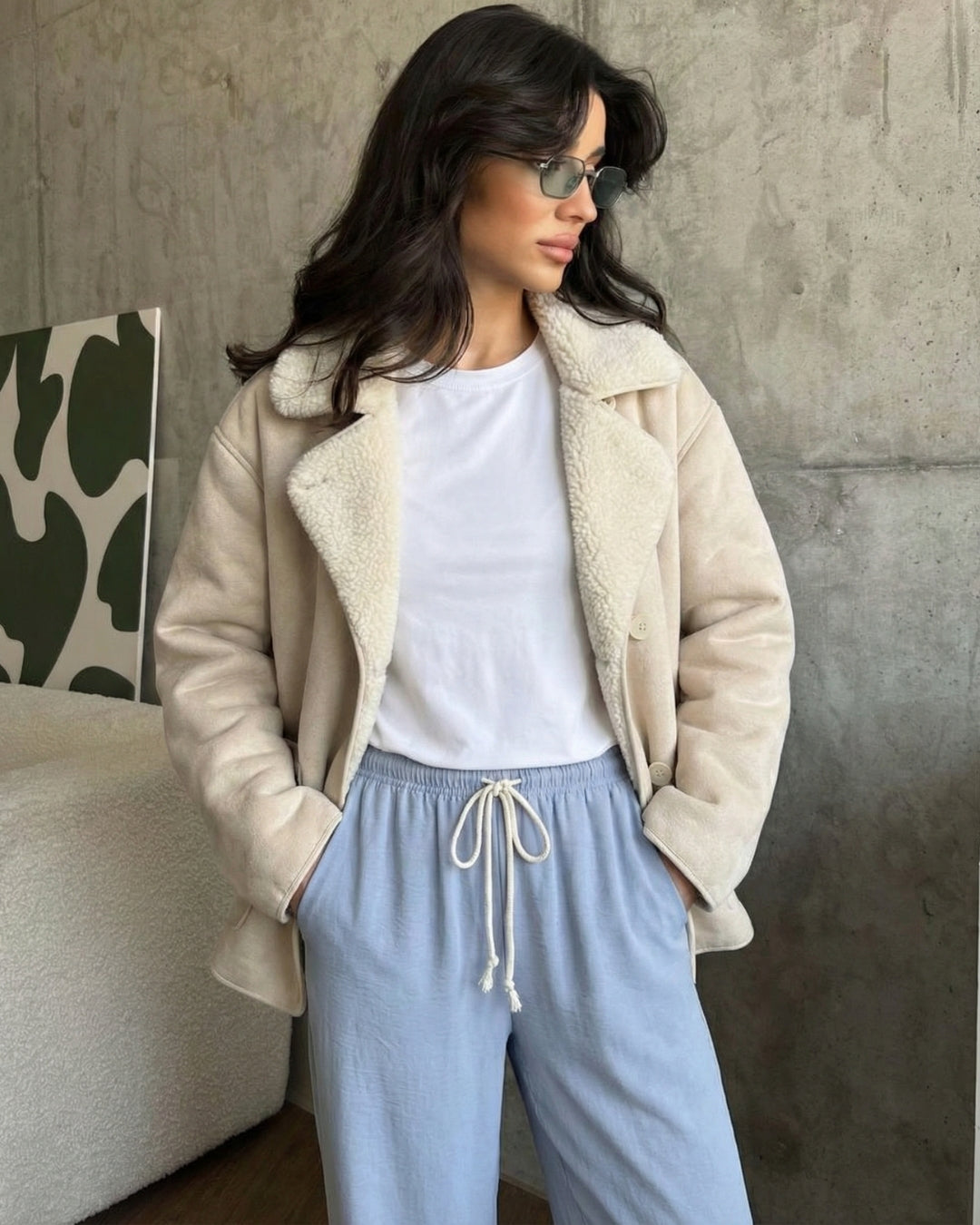 WARME LEREN JAS MET TEDDY